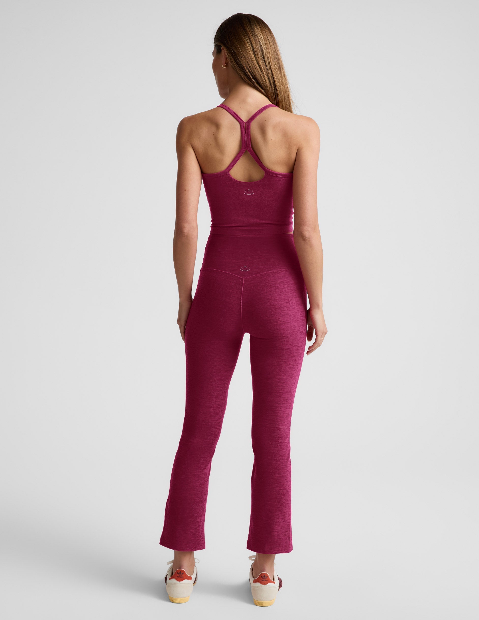 Spacedye? Pintuck Kick Flare High Waisted Pant