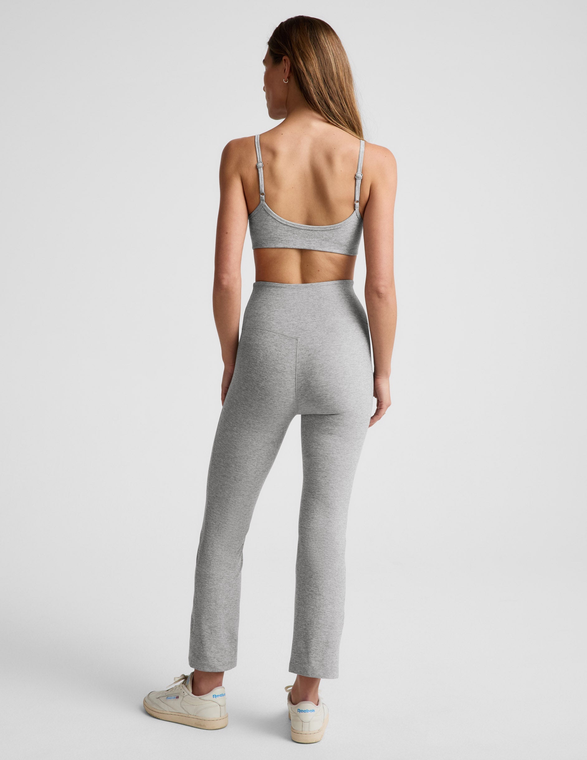 Spacedye? Pintuck Kick Flare High Waisted Pant