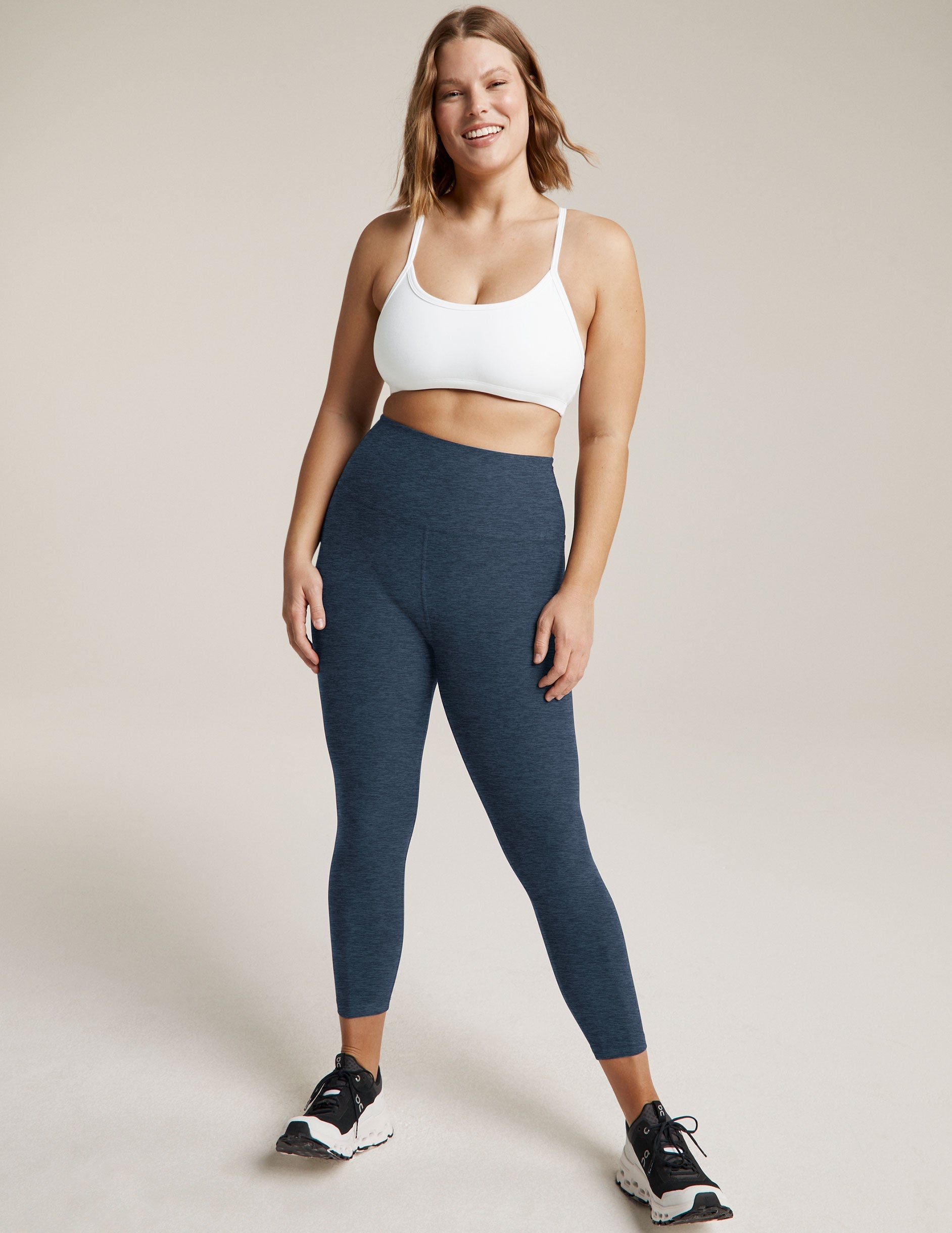 Spacedye? Walk And Talk High Waisted 26  Capri Legging