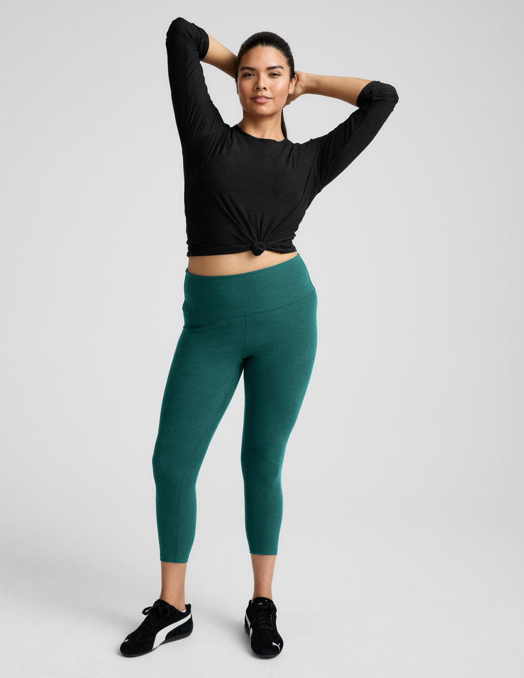 Spacedyea?¡é Caught In The Midi High Waisted Legging