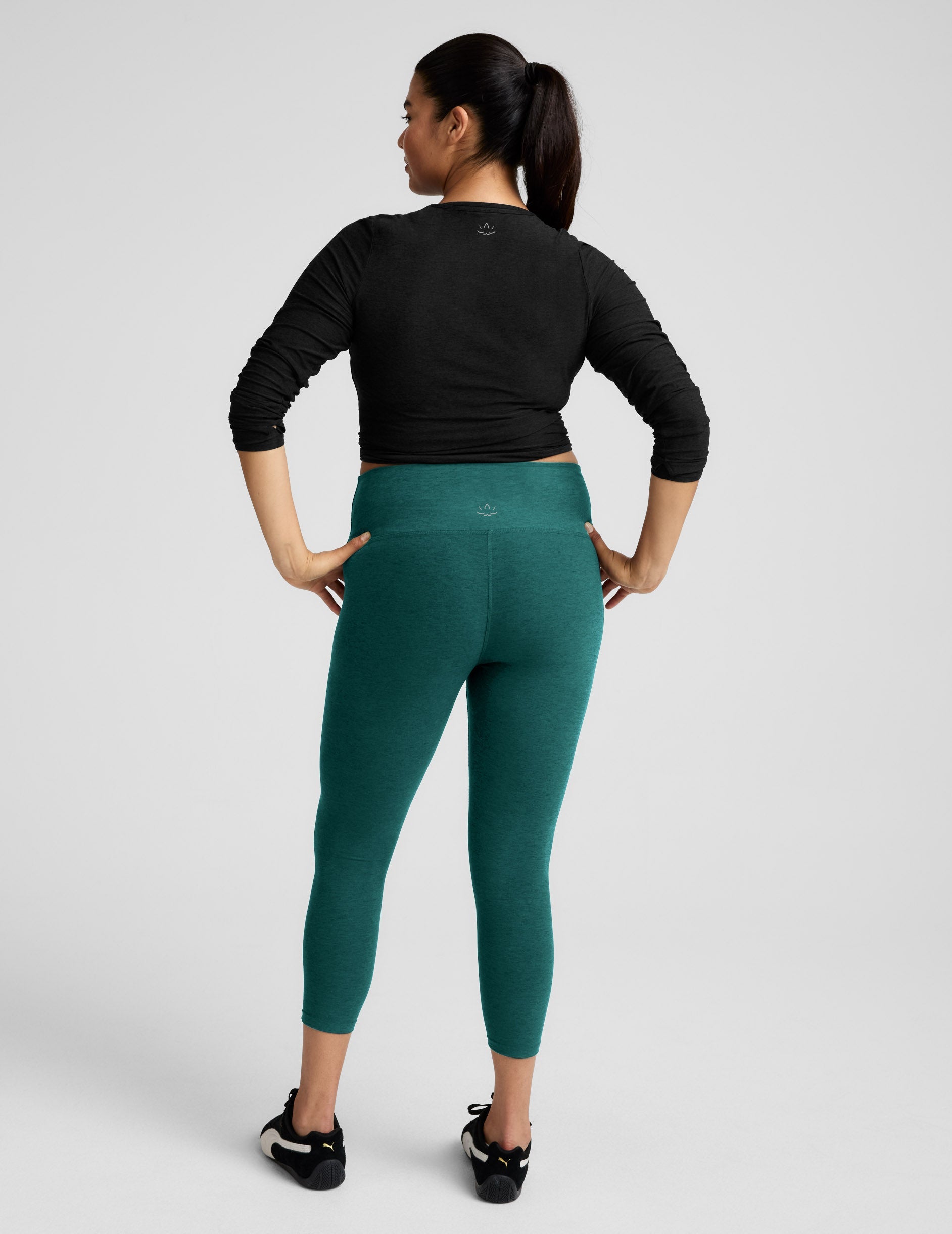 Spacedyea?¡é Caught In The Midi High Waisted Legging