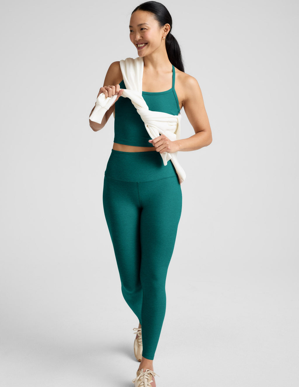 Spacedyea?¡é Caught In The Midi High Waisted Legging