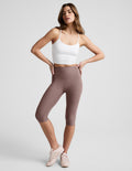 Spacedyea?¡é Pedal Pusher High Waisted Legging