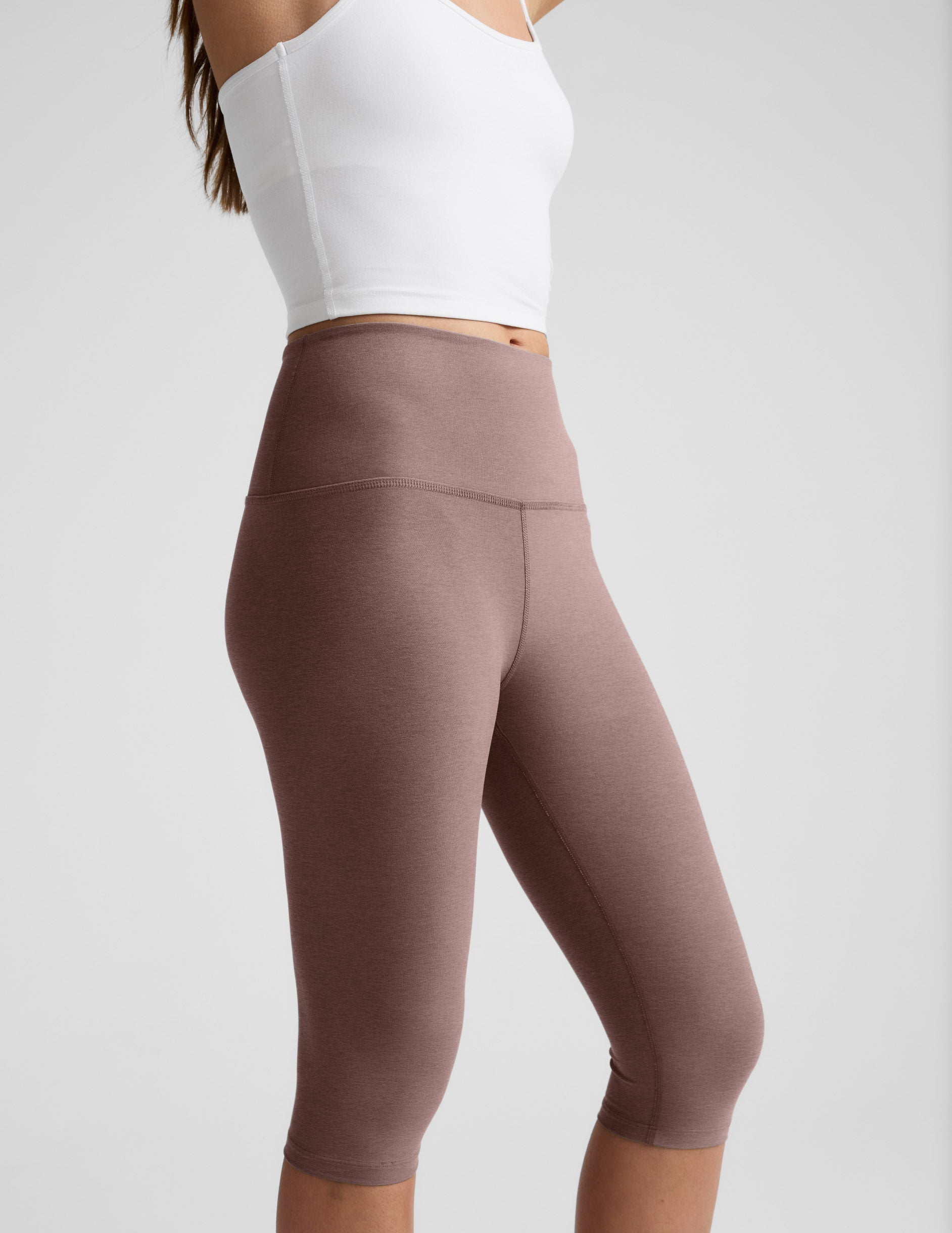 Spacedyea?¡é Pedal Pusher High Waisted Legging