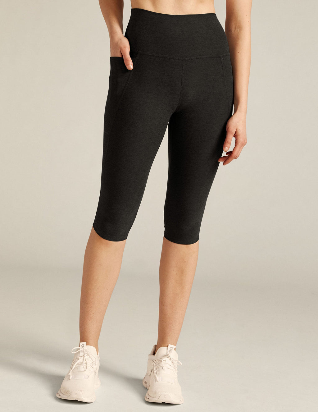 Spacedye? High Waisted Pocket Pedal Pusher Legging
