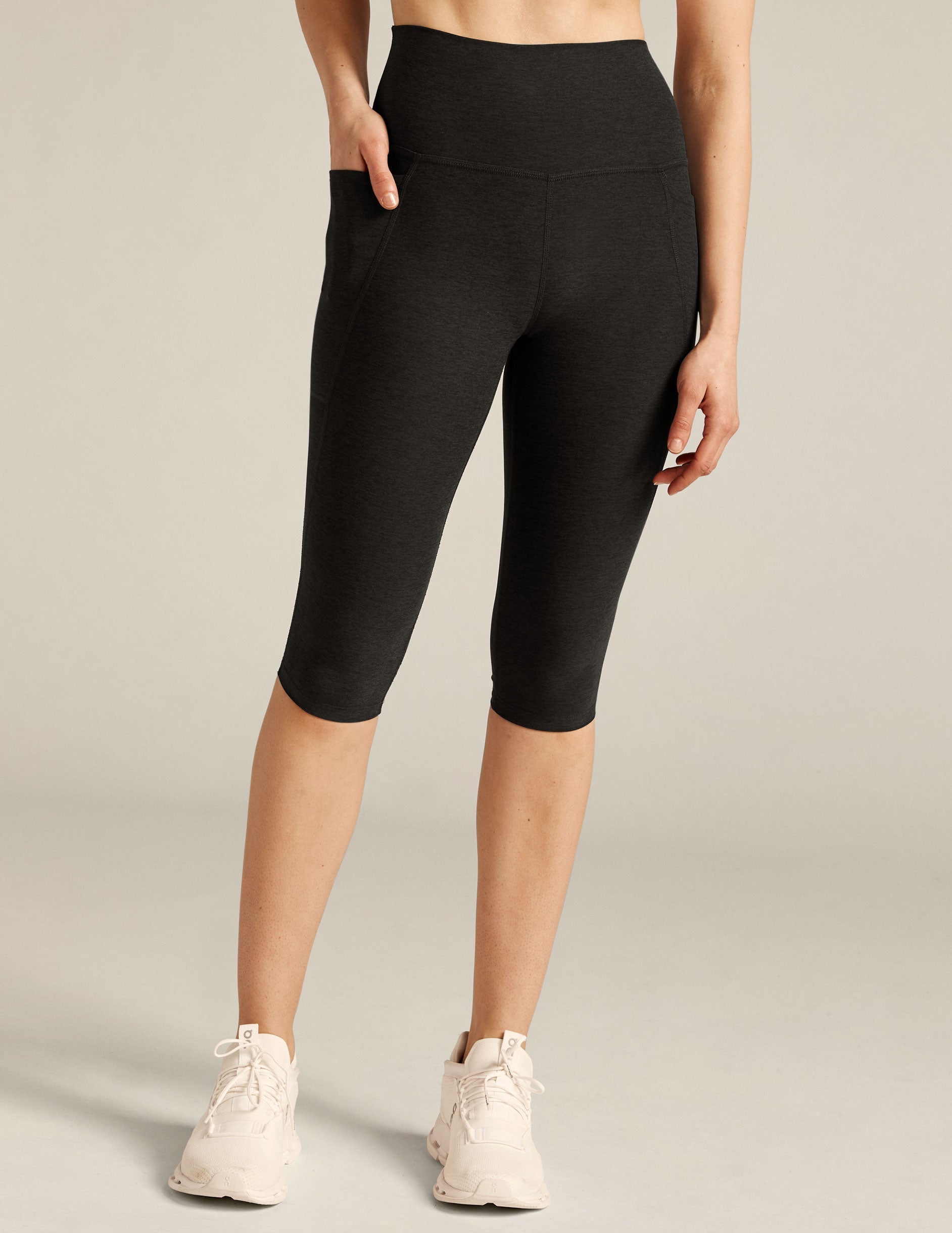 Spacedye? High Waisted Pocket Pedal Pusher Legging
