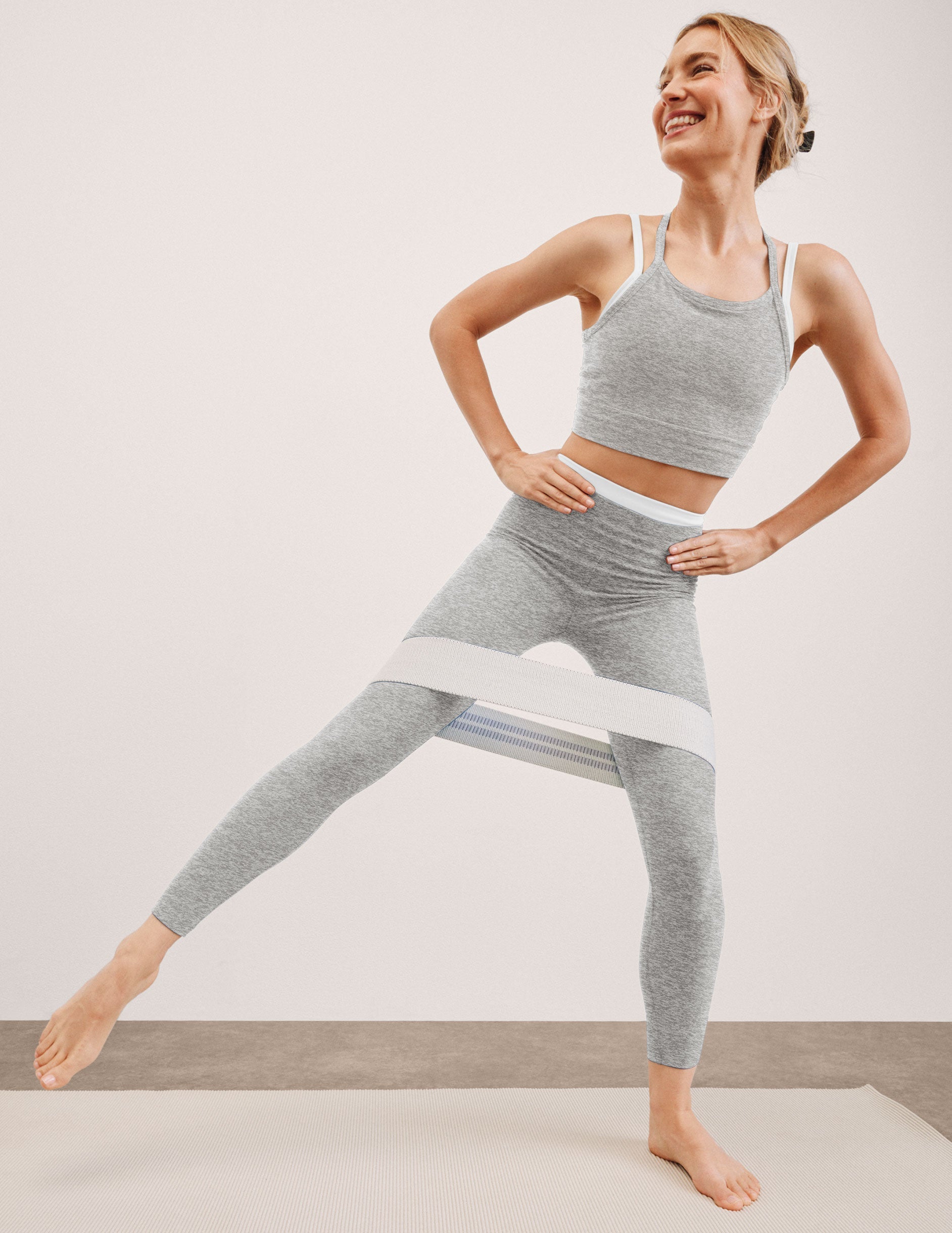 Spacedye? Layered High Waisted Midi Legging