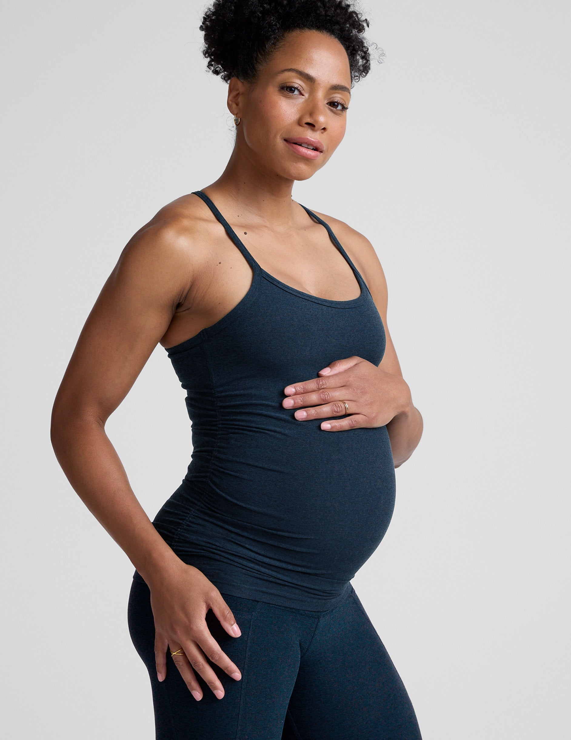 Spacedye? Slim Racerback Maternity Tank