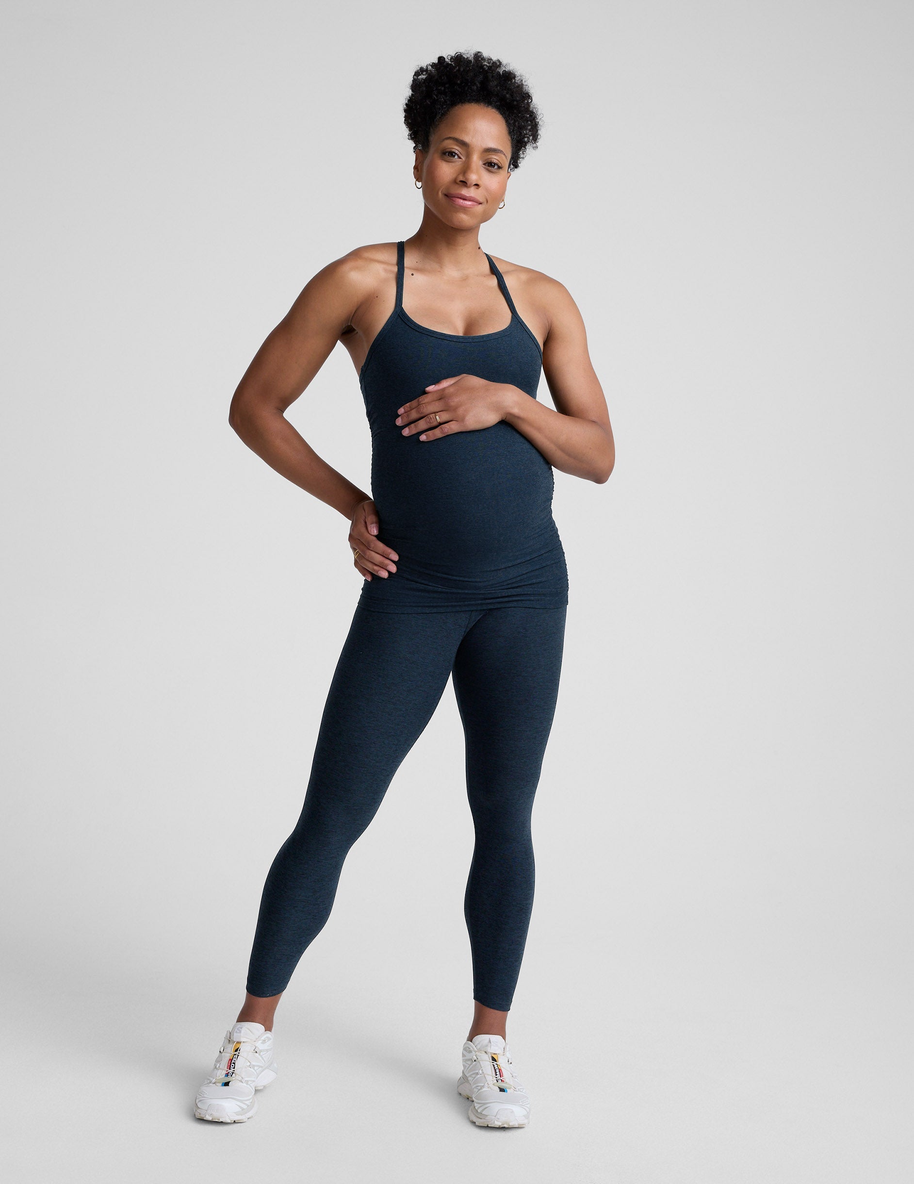 Spacedye? Slim Racerback Maternity Tank