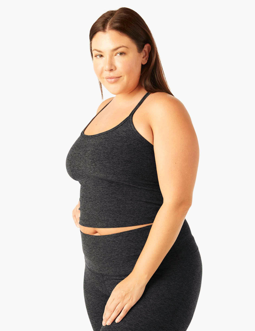 Spacedye? Slim Racerback Cropped Tank