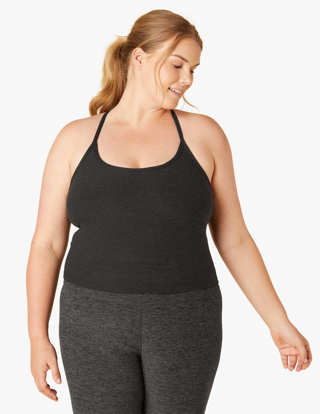Spacedye? Slim Racerback Cropped Tank