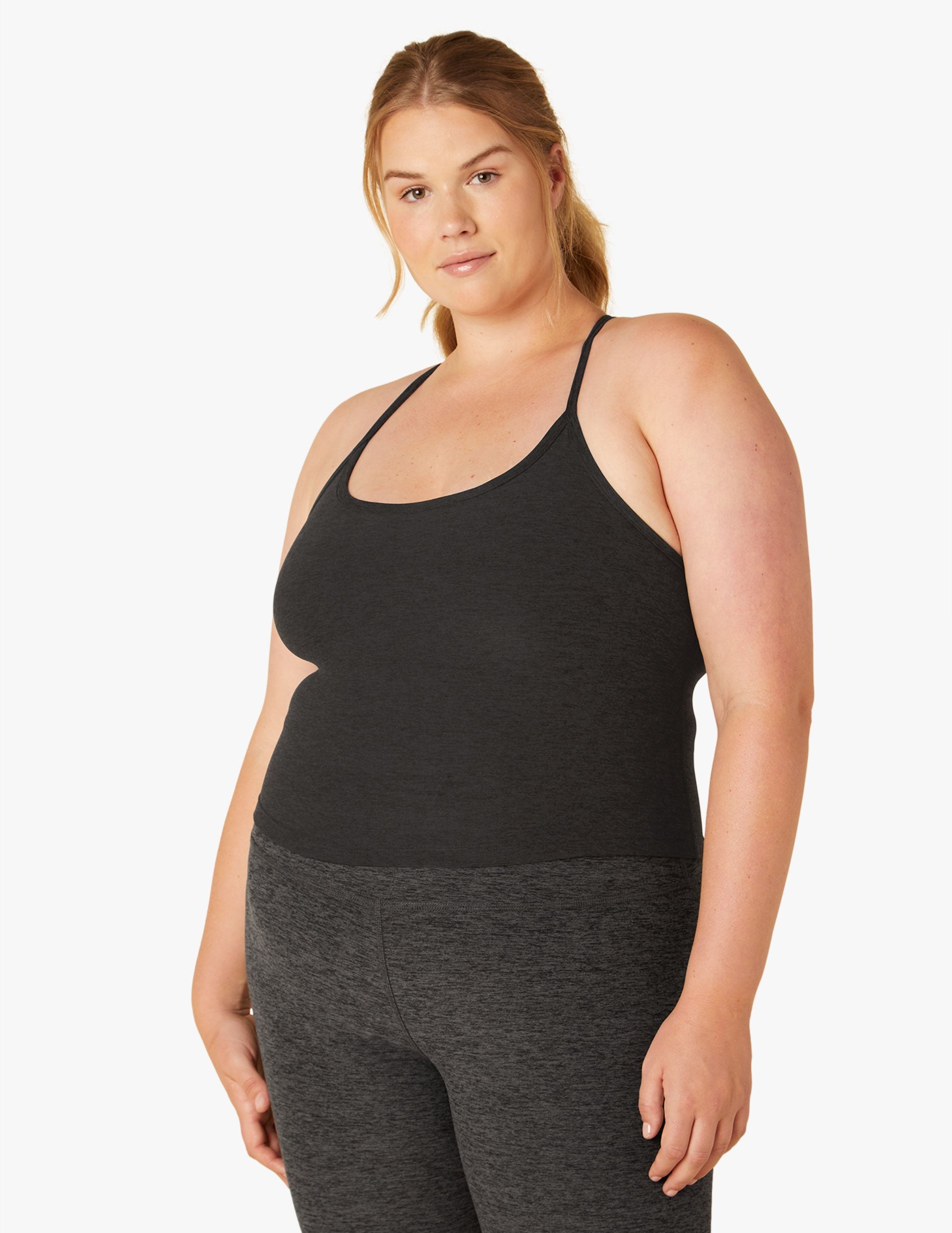 Spacedye? Slim Racerback Cropped Tank