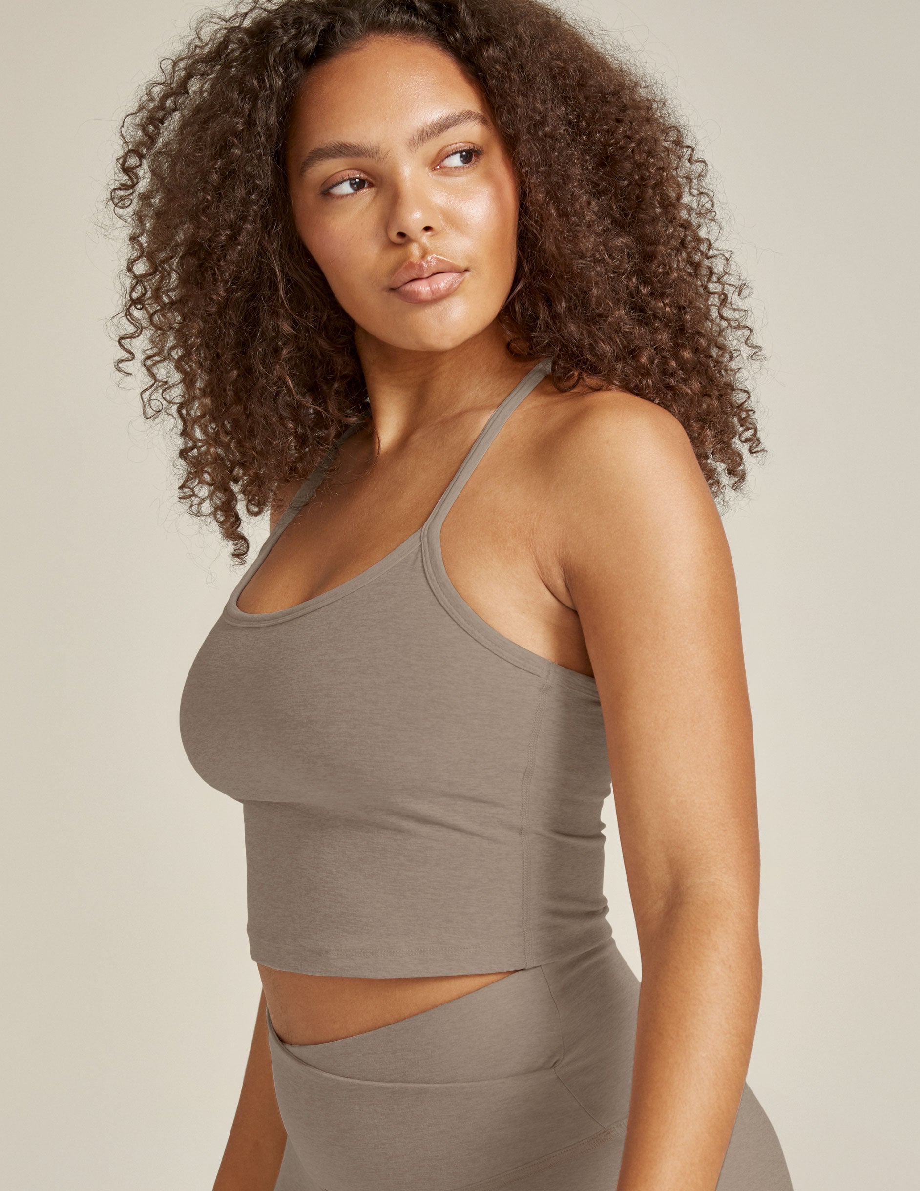 Spacedye? Slim Racerback Cropped Tank