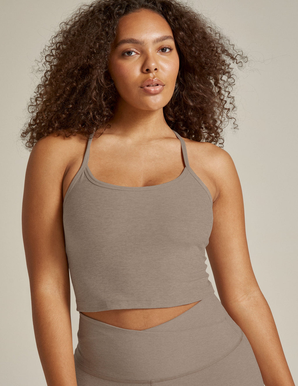 Spacedye? Slim Racerback Cropped Tank