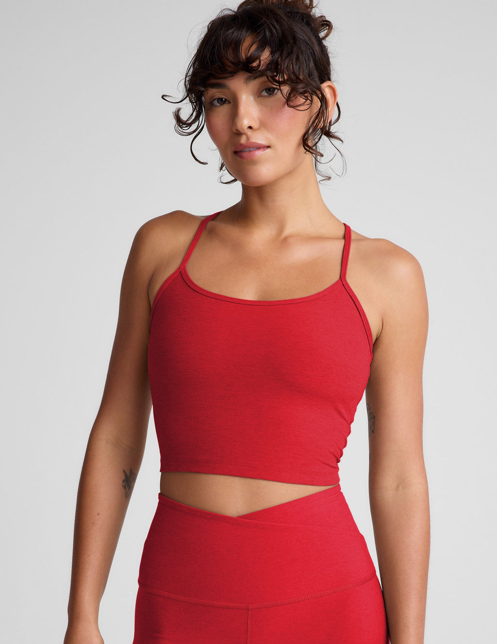 Spacedye? Slim Racerback Cropped Tank