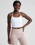 Spacedyea?¡é Slim Racerback Cropped Tank
