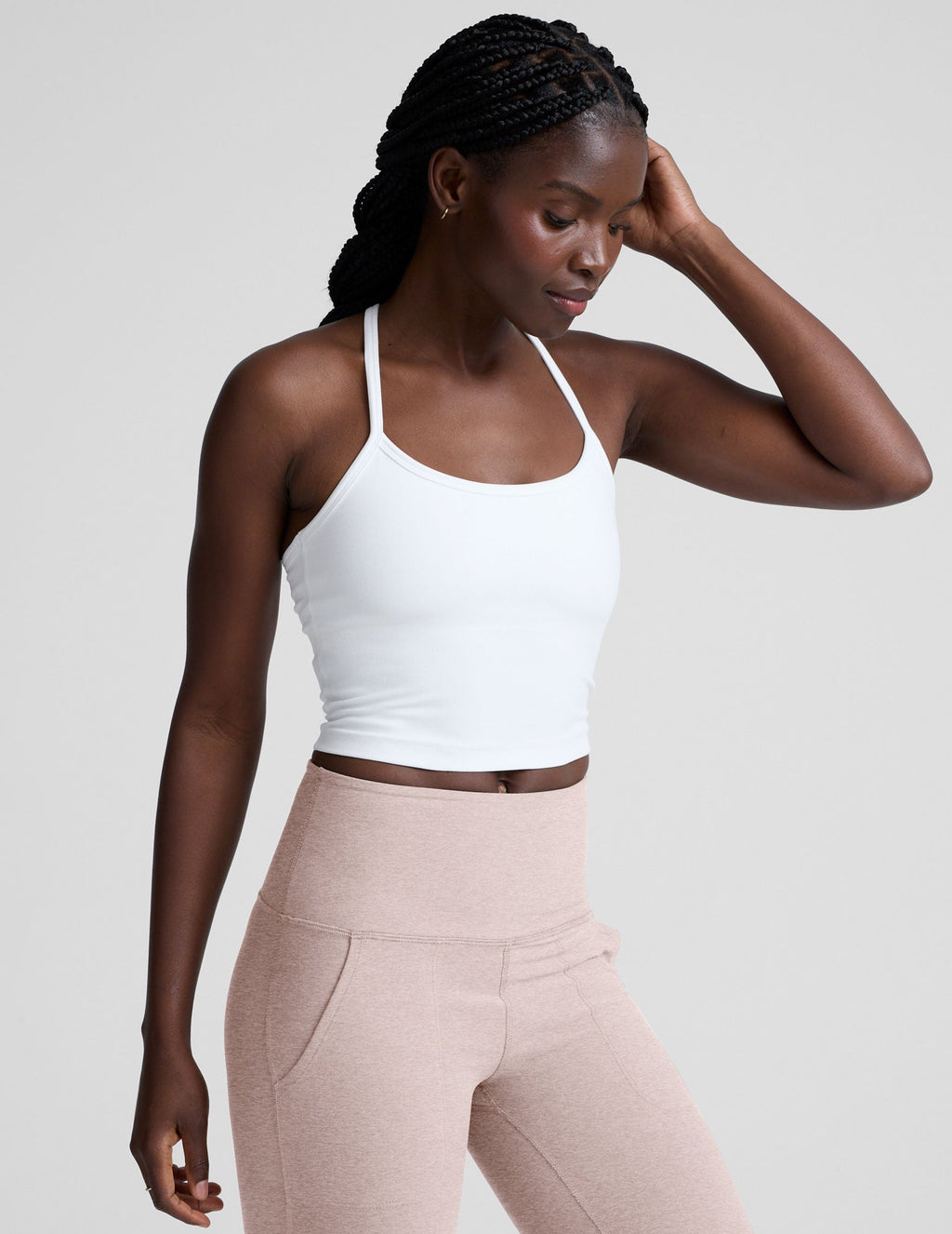 Spacedyea?¡é Slim Racerback Cropped Tank