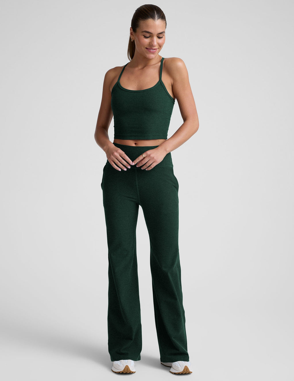 Spacedye? Slim Racerback Cropped Tank