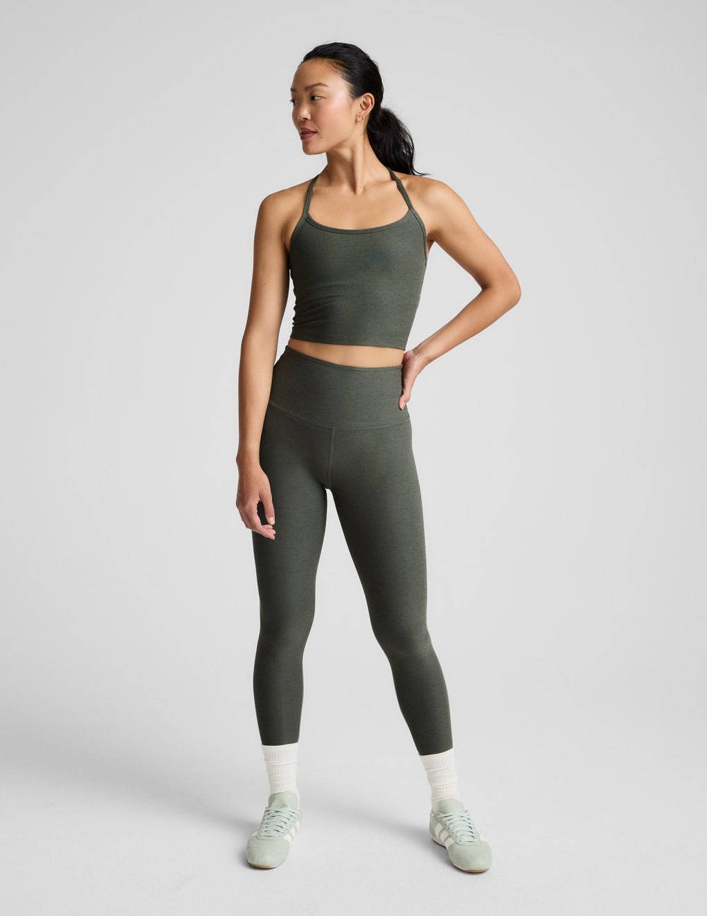 Spacedye? Slim Racerback Cropped Tank