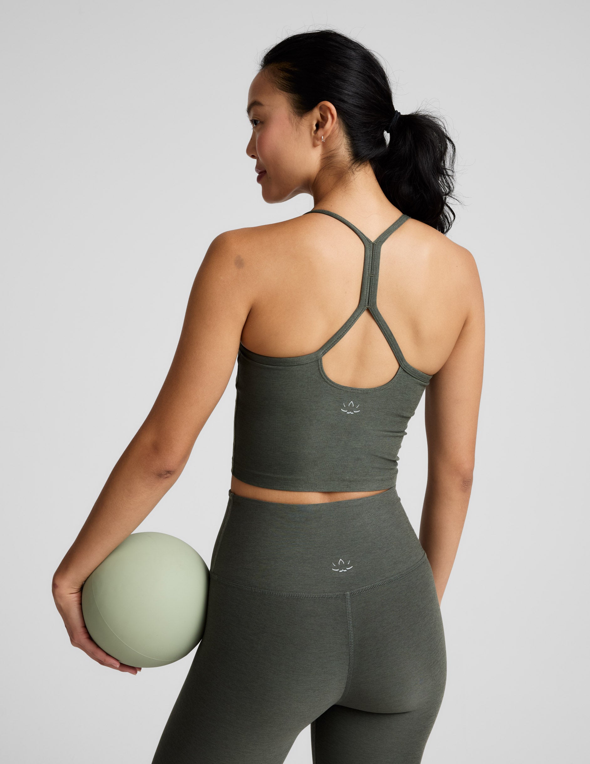 Spacedye? Slim Racerback Cropped Tank