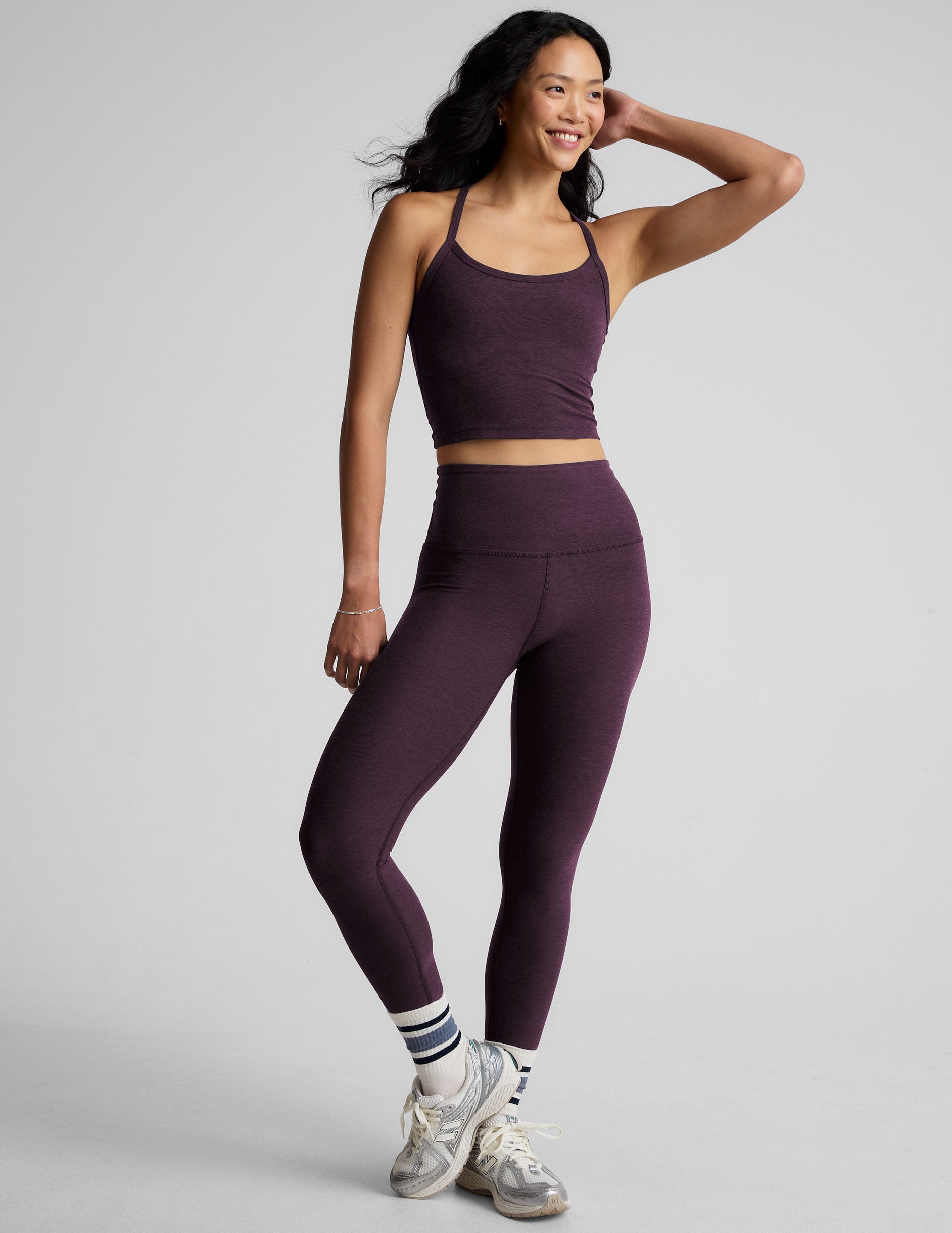 Spacedye? Slim Racerback Cropped Tank