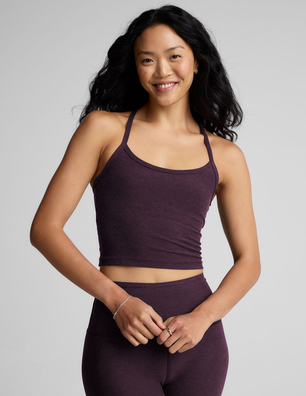 Spacedye? Slim Racerback Cropped Tank