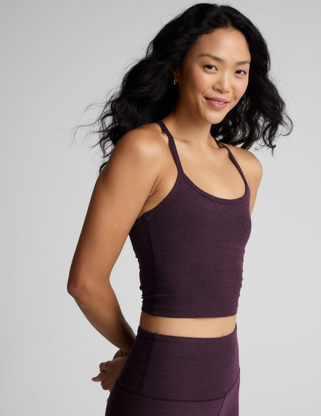 Spacedye? Slim Racerback Cropped Tank
