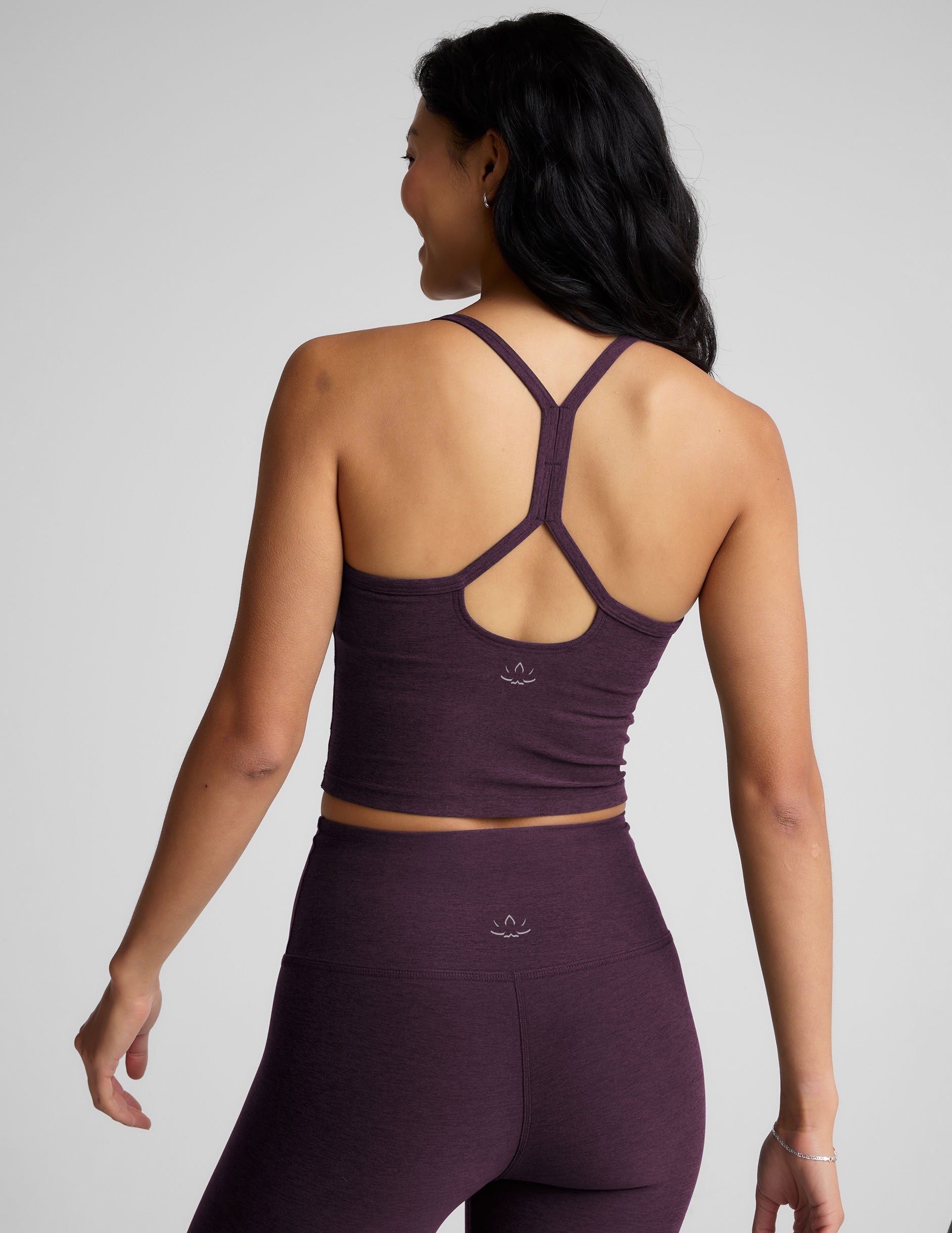 Spacedye? Slim Racerback Cropped Tank