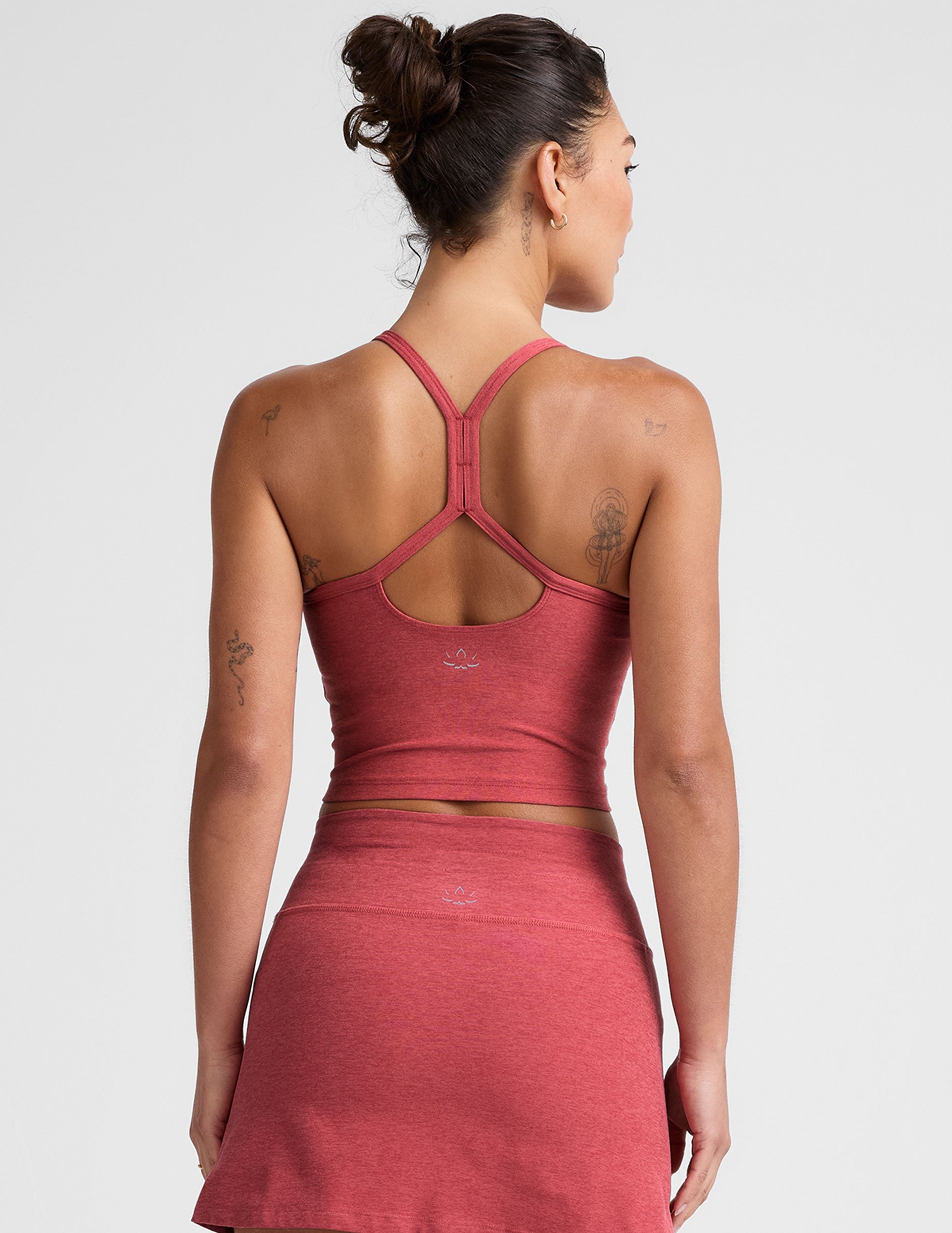 Spacedye? Slim Racerback Cropped Tank
