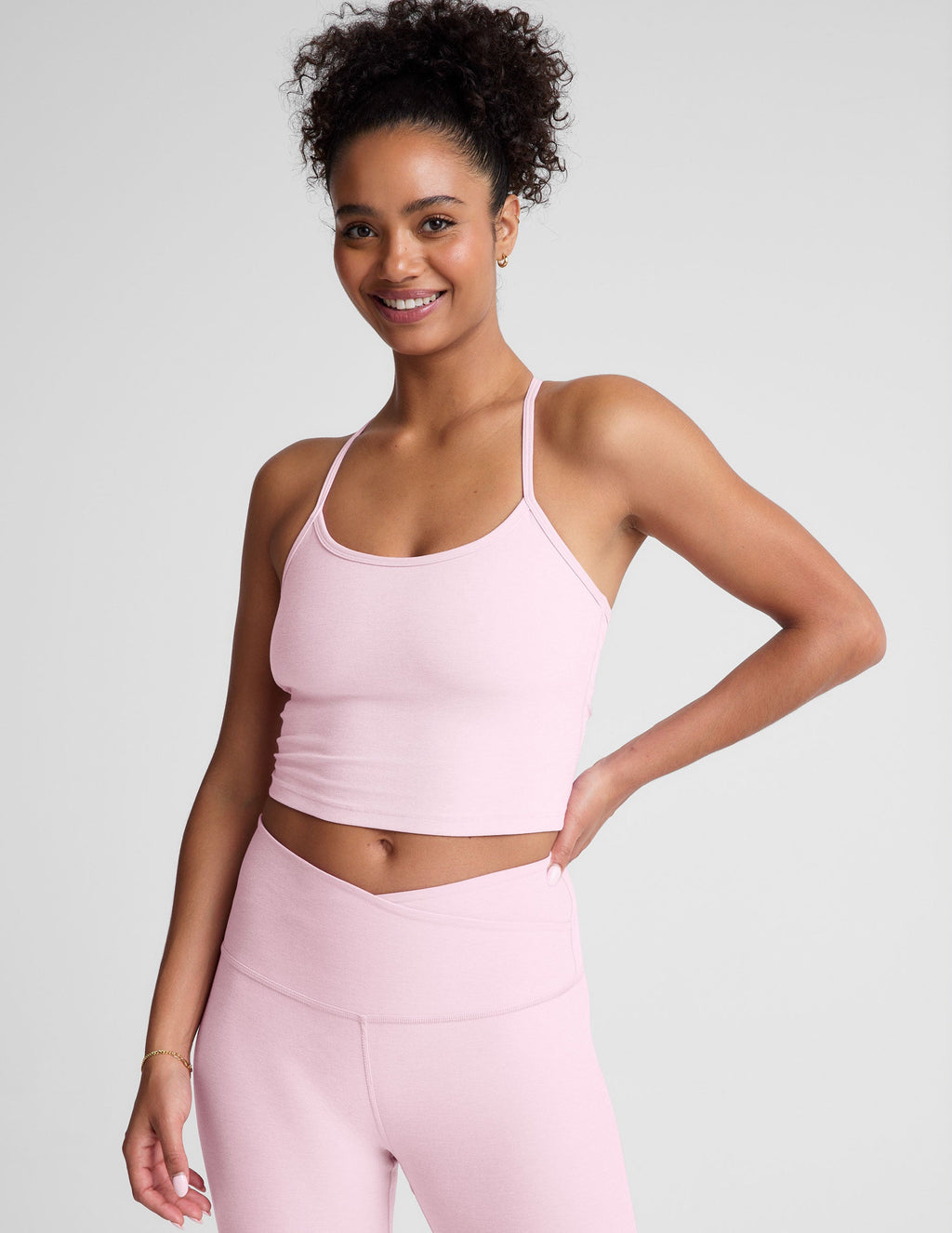 Spacedye? Slim Racerback Cropped Tank