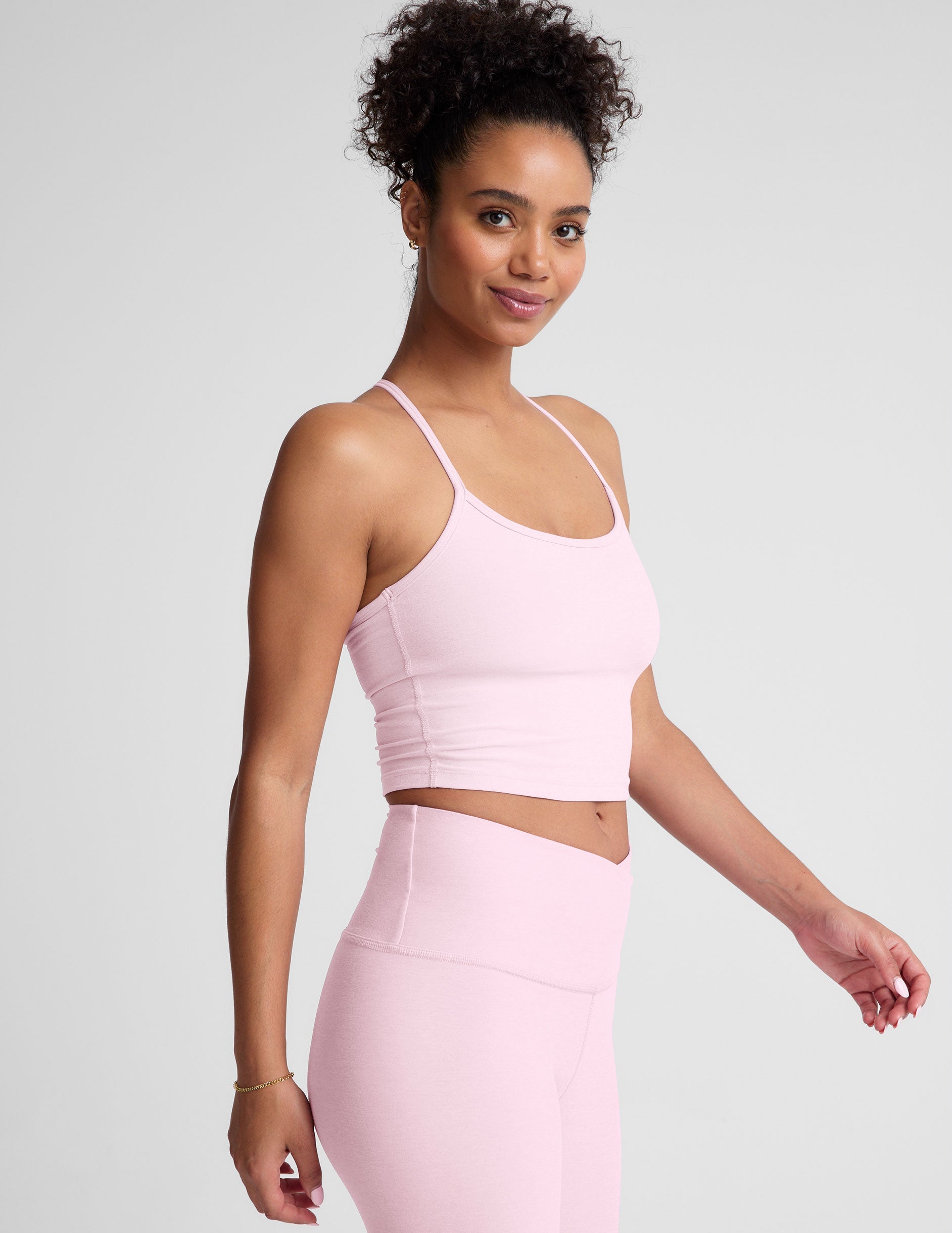 Spacedye? Slim Racerback Cropped Tank