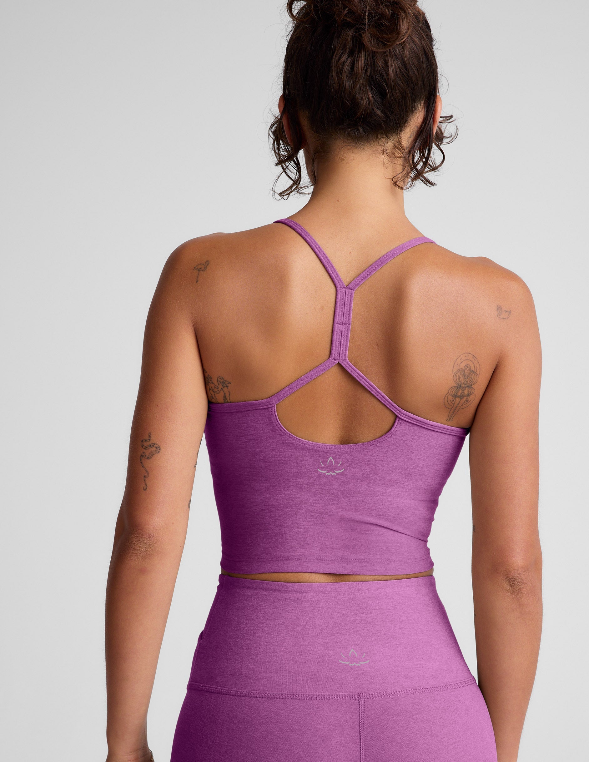 Spacedyeâ„?Slim Racerback Cropped Tank