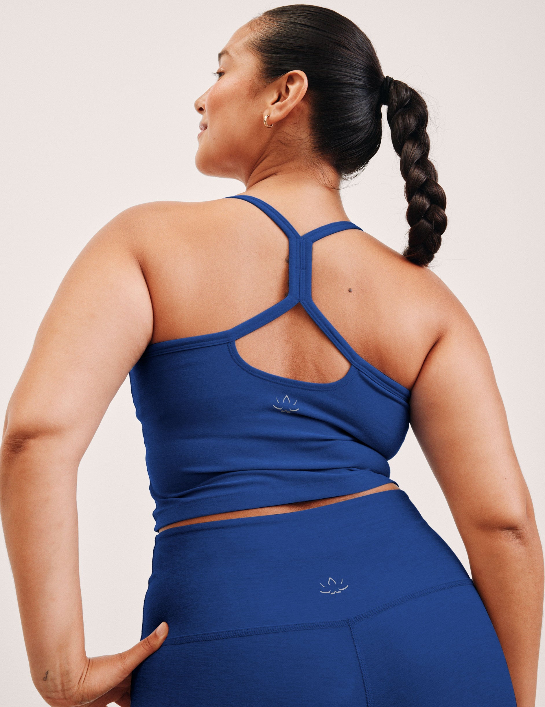 Spacedye? Slim Racerback Cropped Tank
