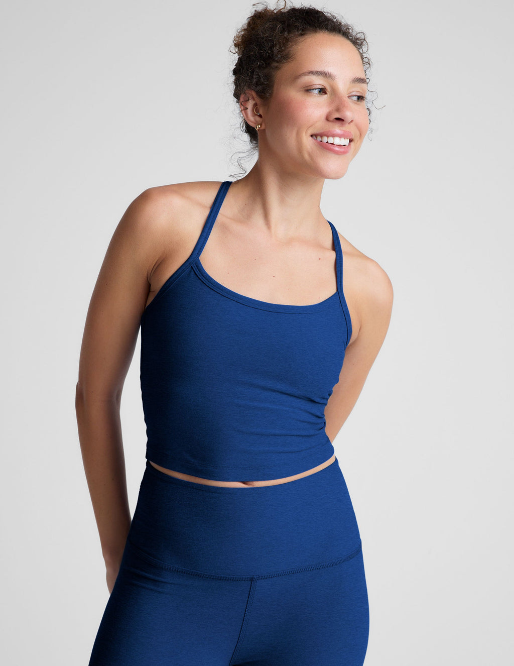 Spacedye? Slim Racerback Cropped Tank