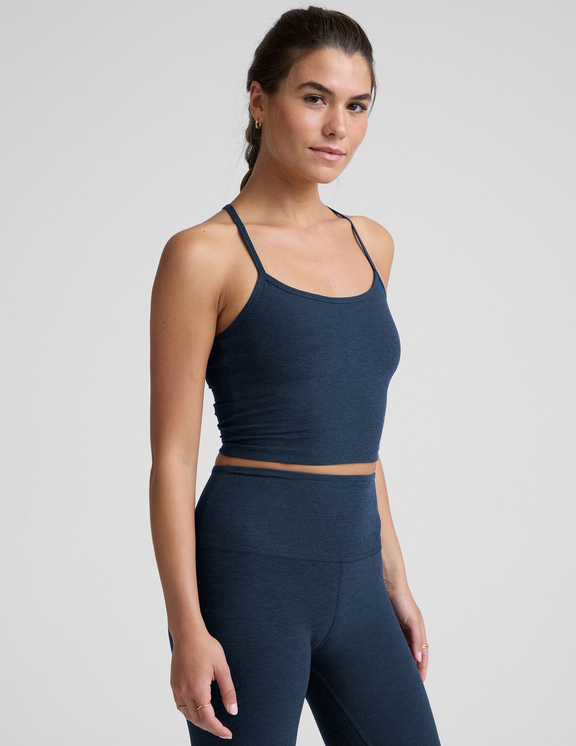 Spacedye? Slim Racerback Cropped Tank