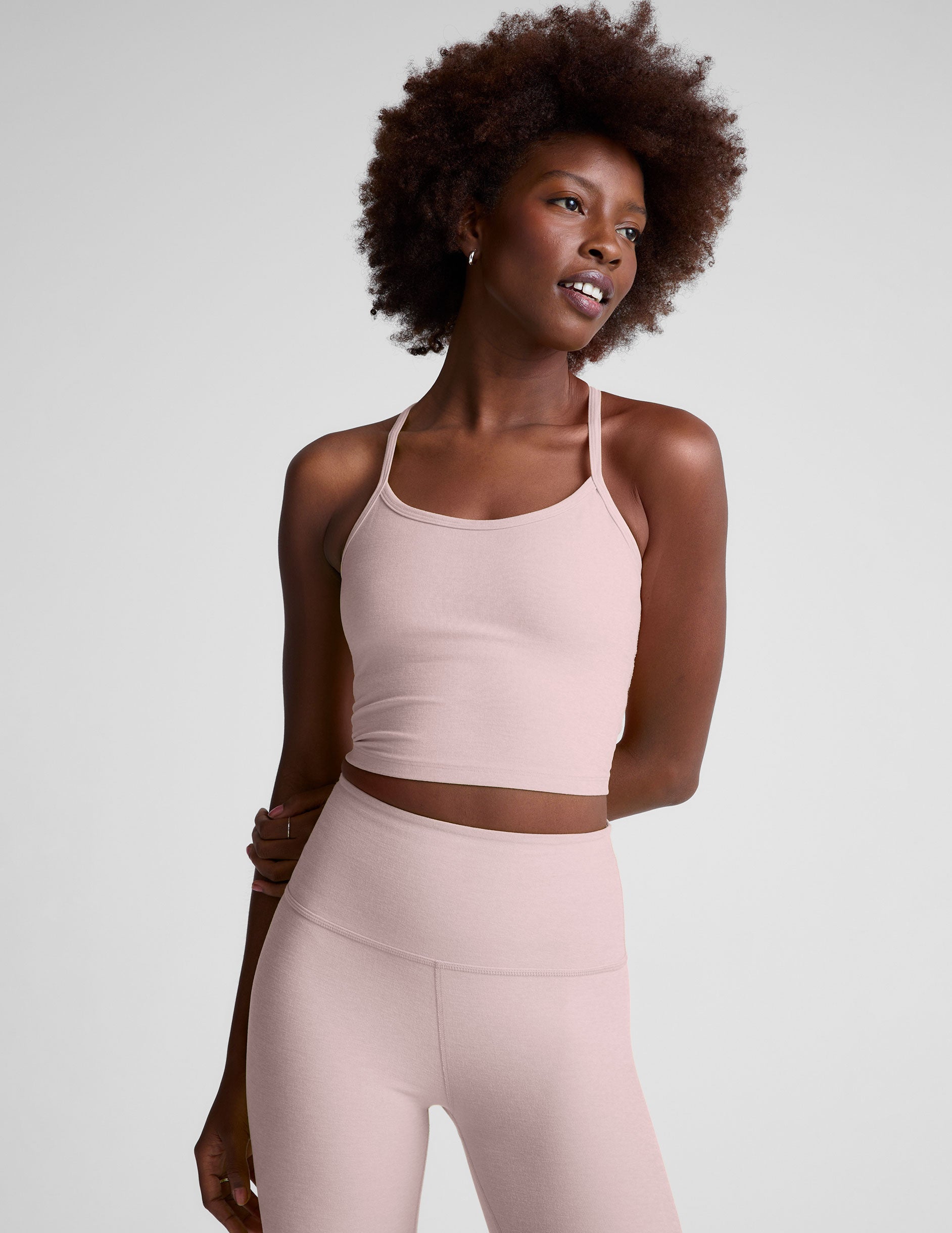 Spacedye? Slim Racerback Cropped Tank