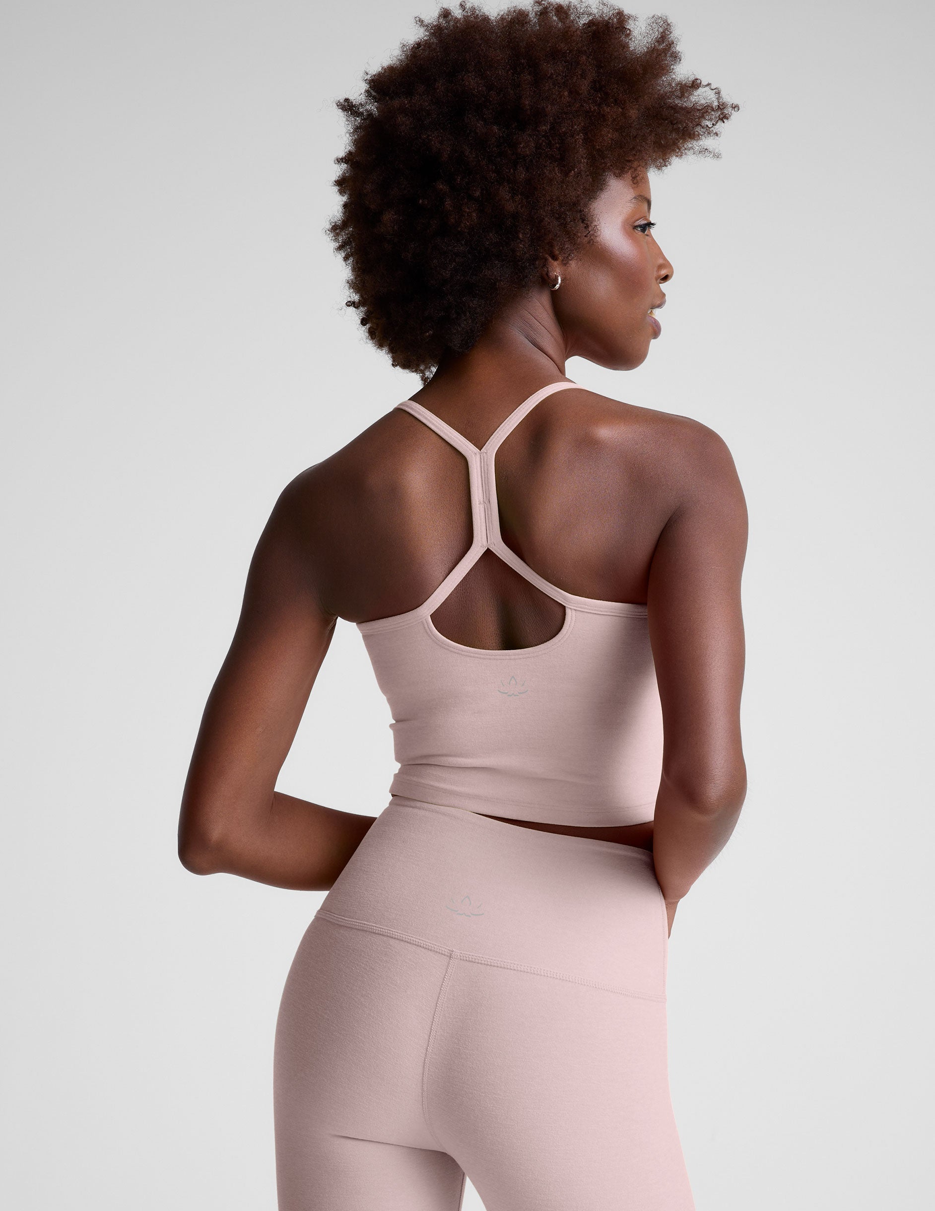 Spacedye? Slim Racerback Cropped Tank