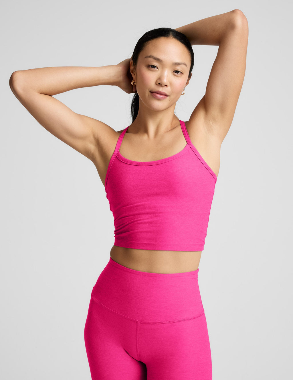 Spacedyeâ„?Slim Racerback Cropped Tank