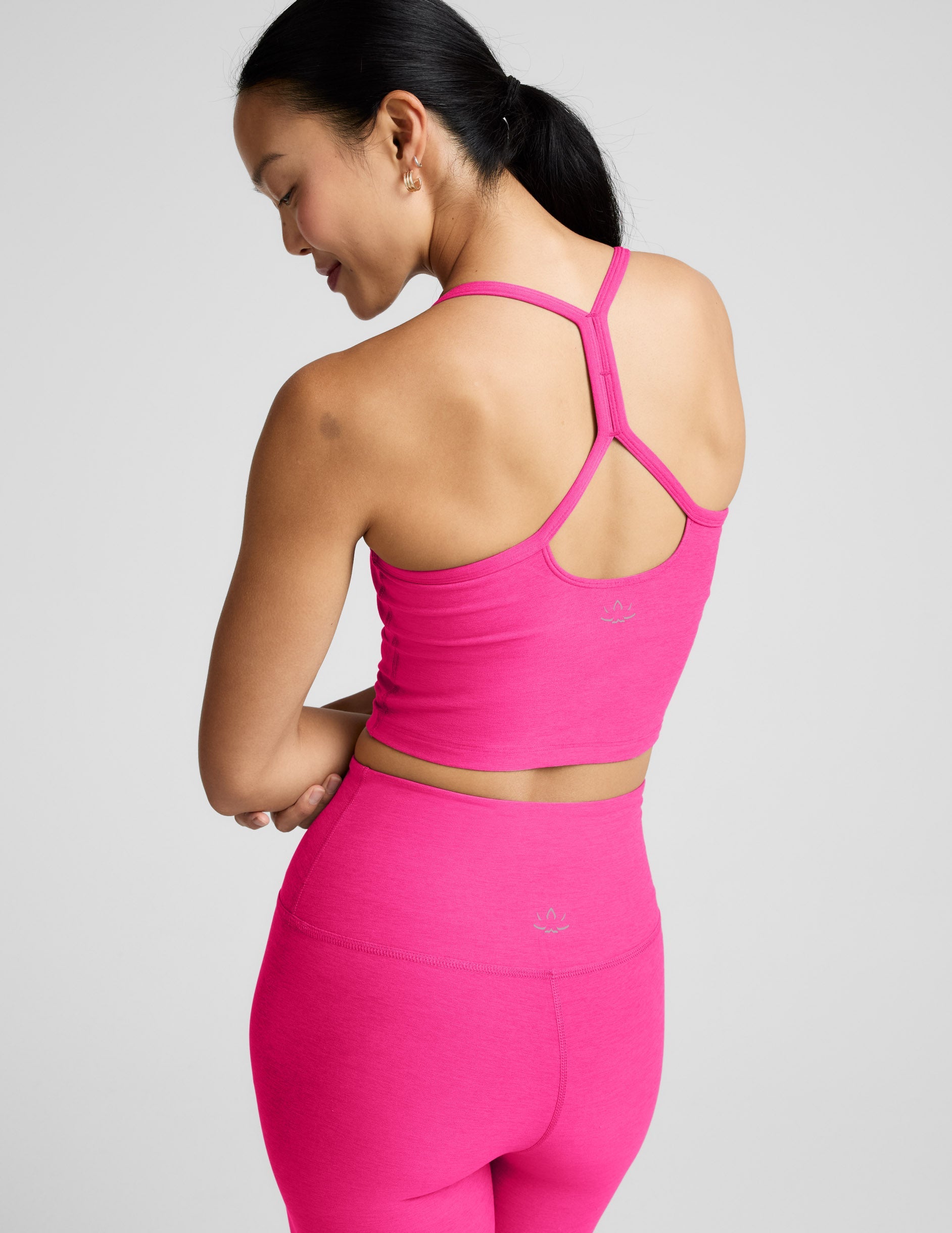 Spacedyeâ„?Slim Racerback Cropped Tank