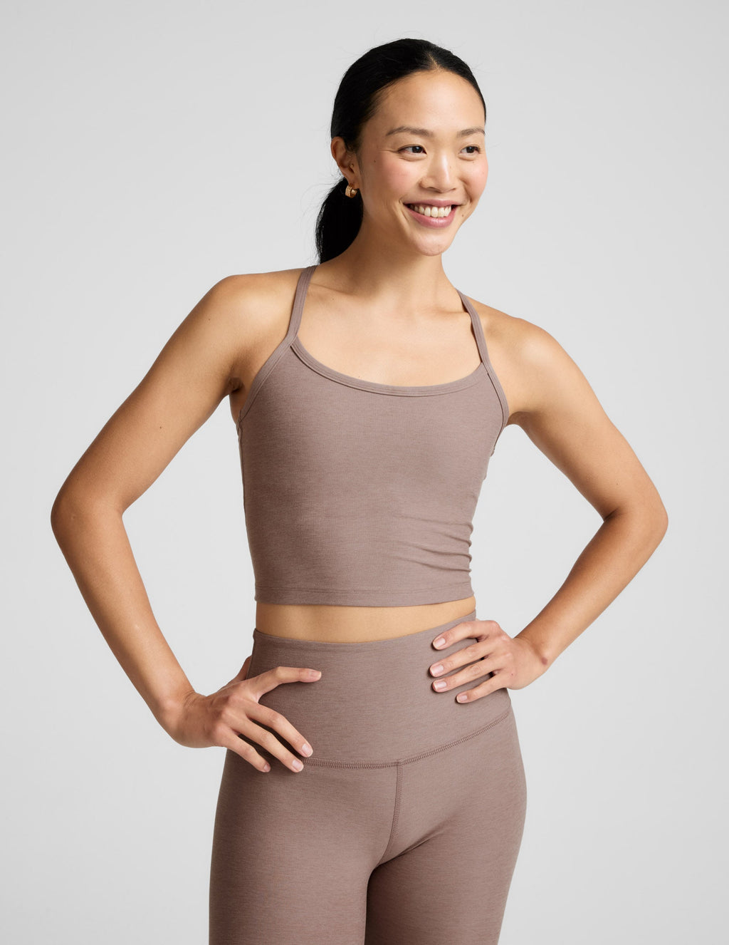 Spacedyea?¡é Slim Racerback Cropped Tank