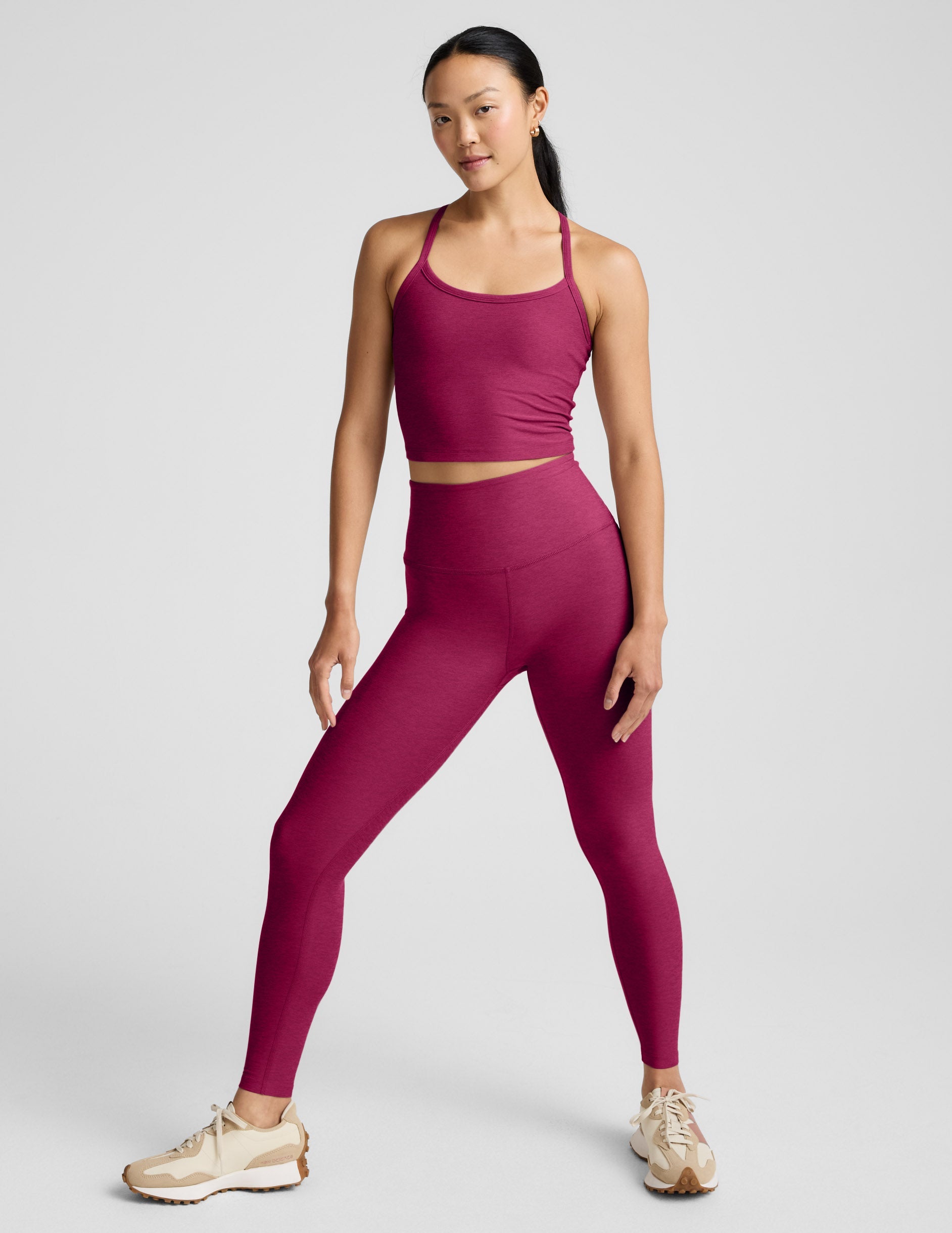 Spacedye? Slim Racerback Cropped Tank