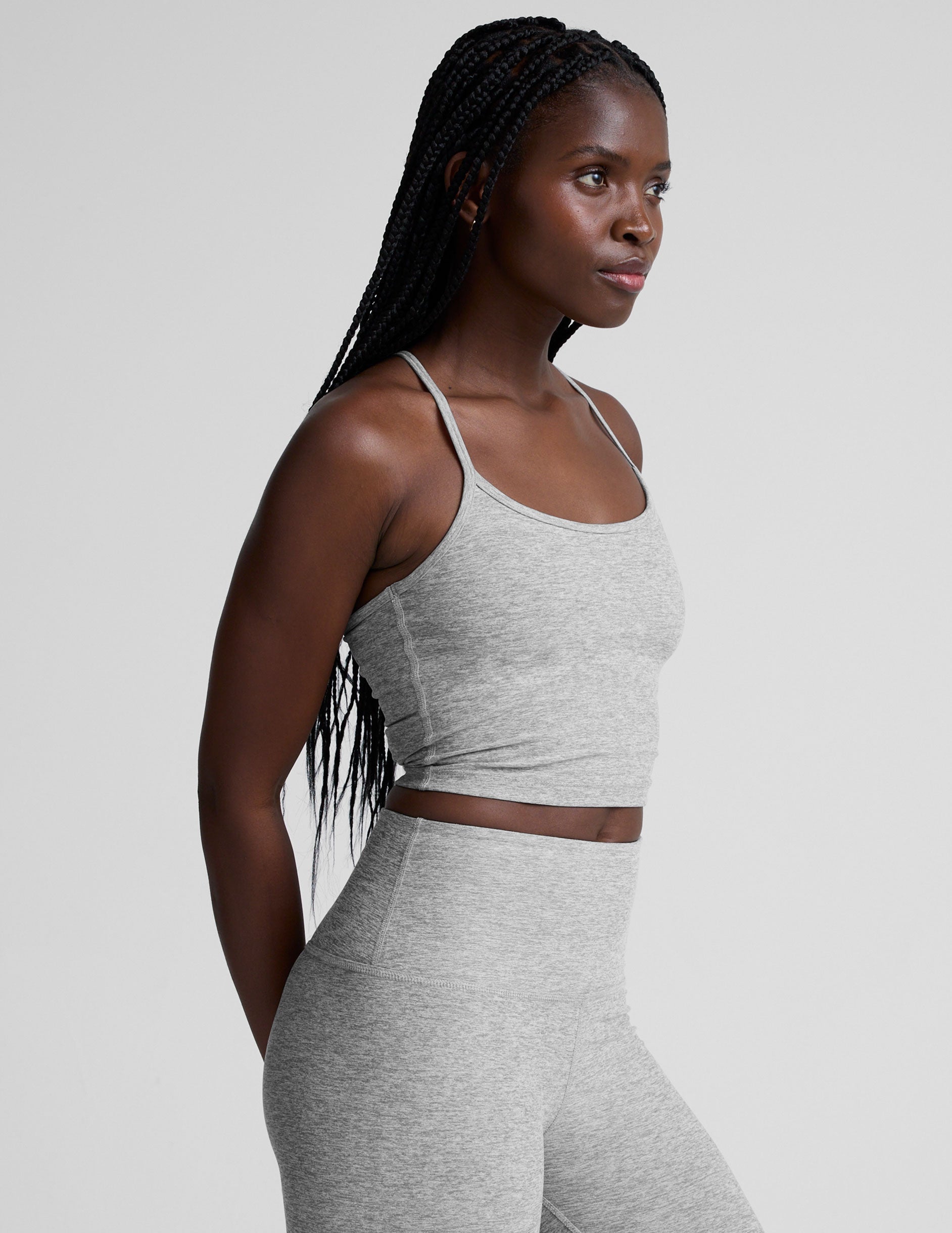 Spacedyea?¡é Slim Racerback Cropped Tank