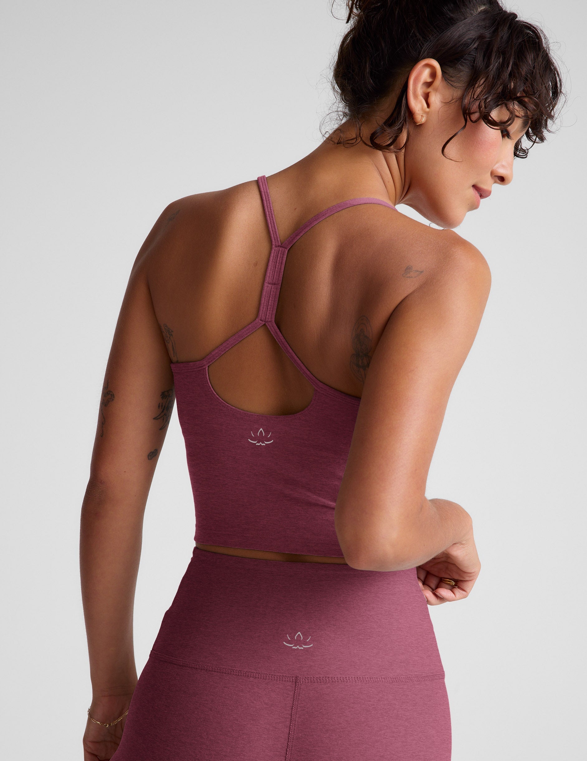 Spacedye? Slim Racerback Cropped Tank