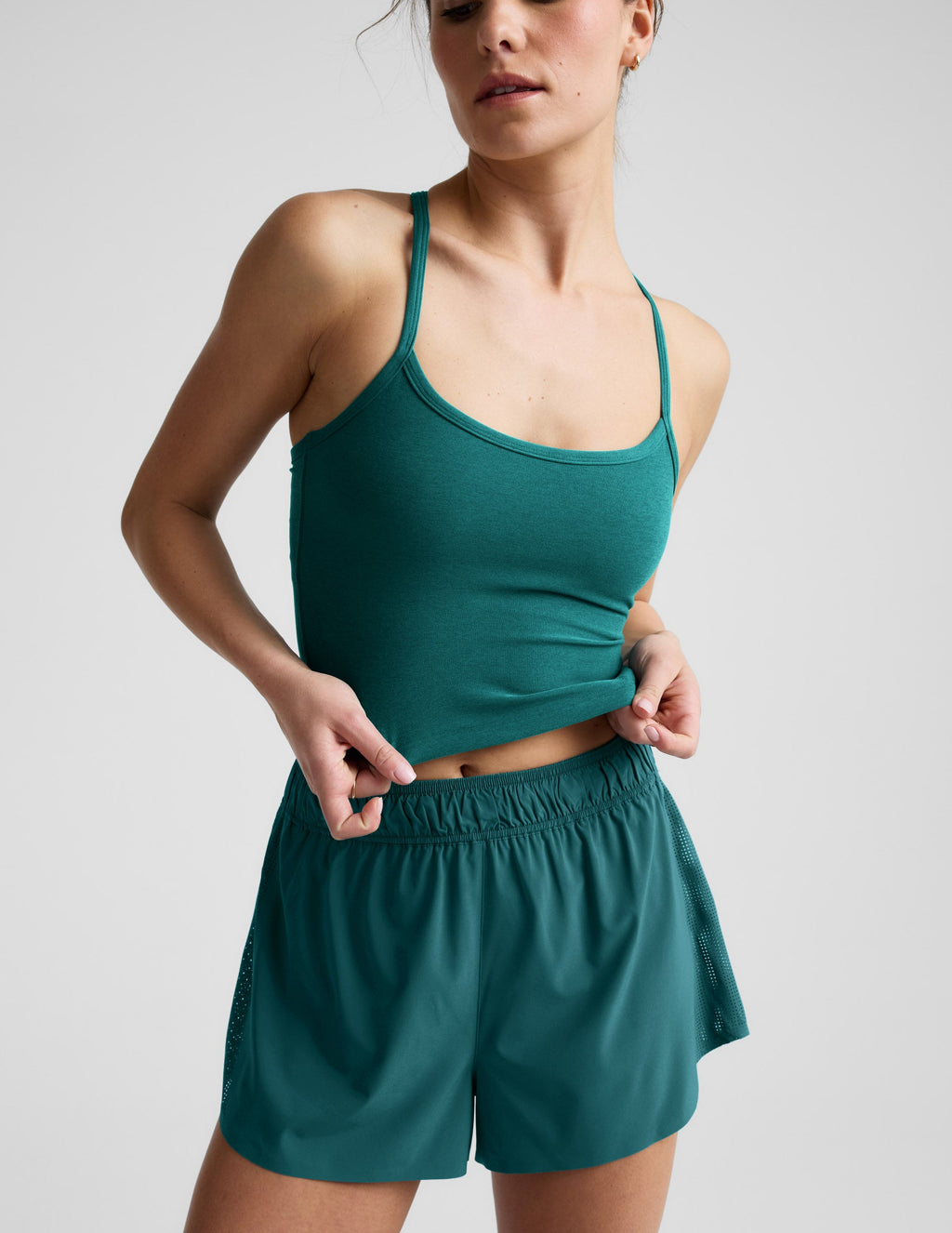 Spacedyea?¡é Slim Racerback Cropped Tank
