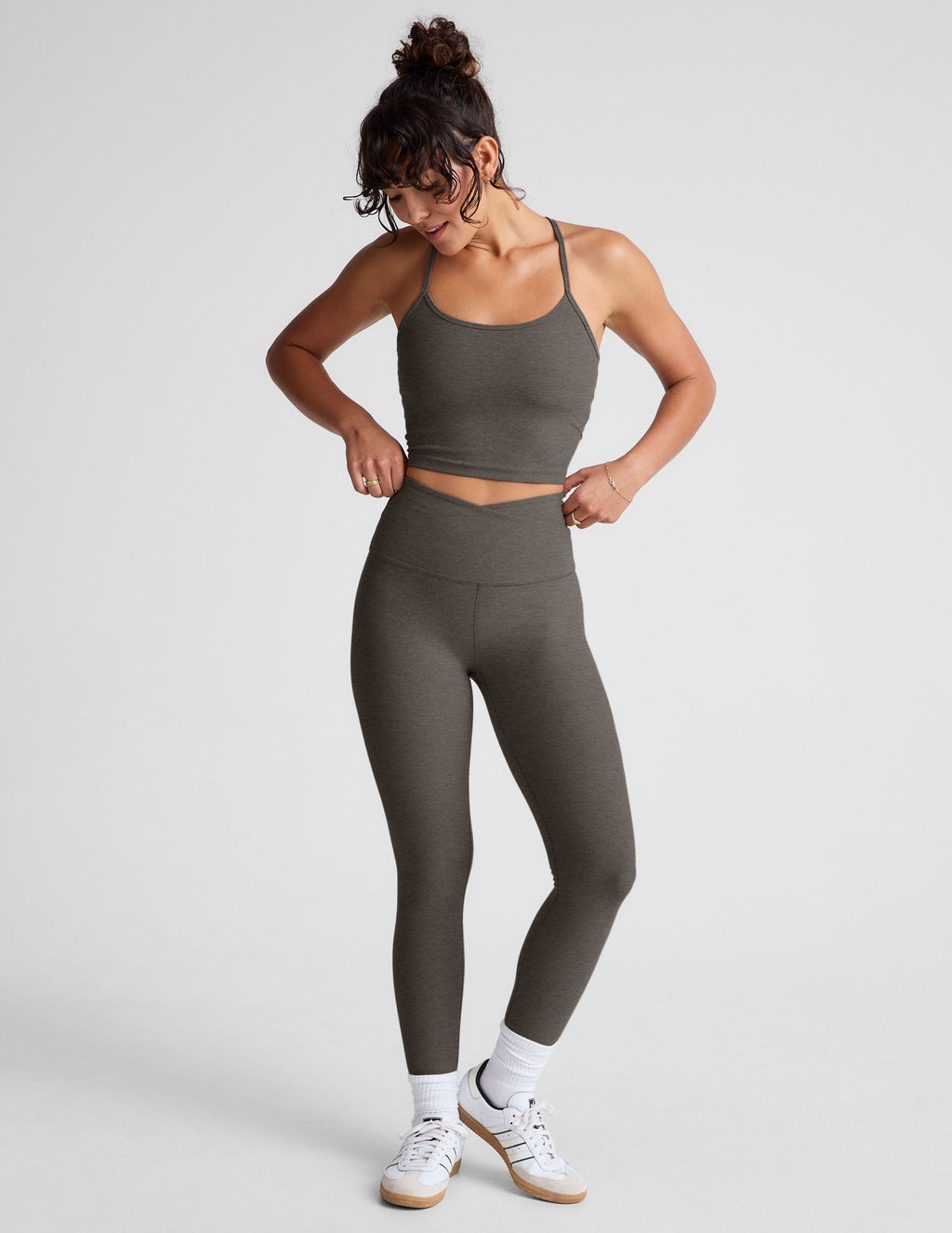 Spacedye? Slim Racerback Cropped Tank