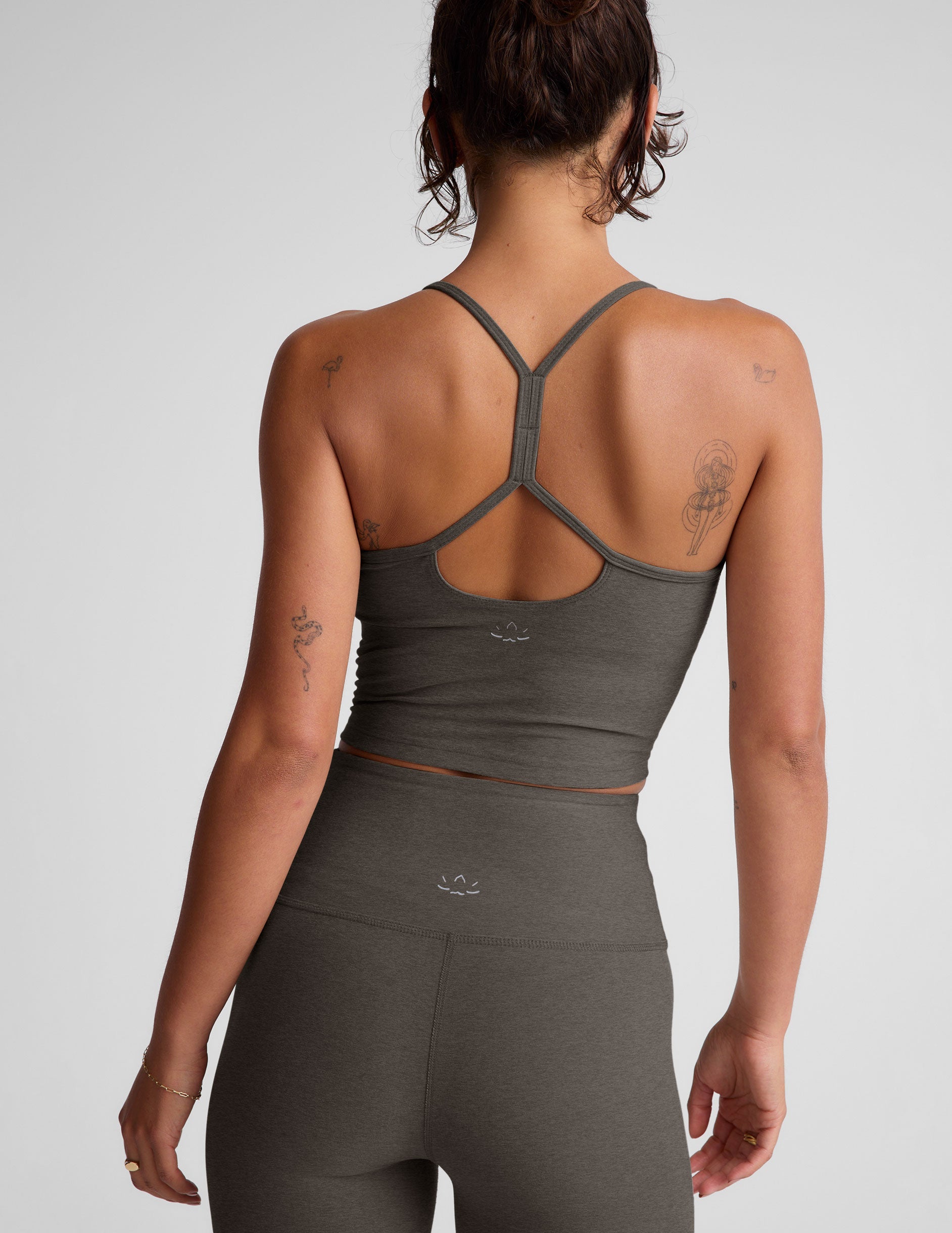 Spacedye? Slim Racerback Cropped Tank