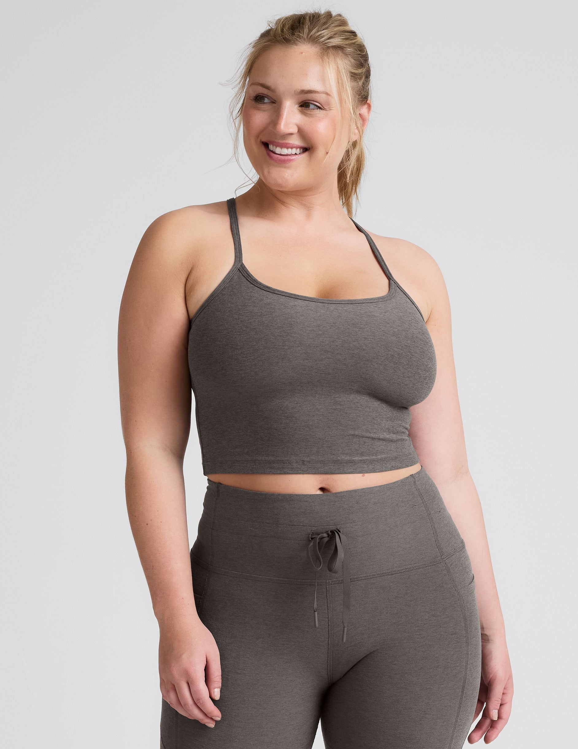 Spacedye? Slim Racerback Cropped Tank