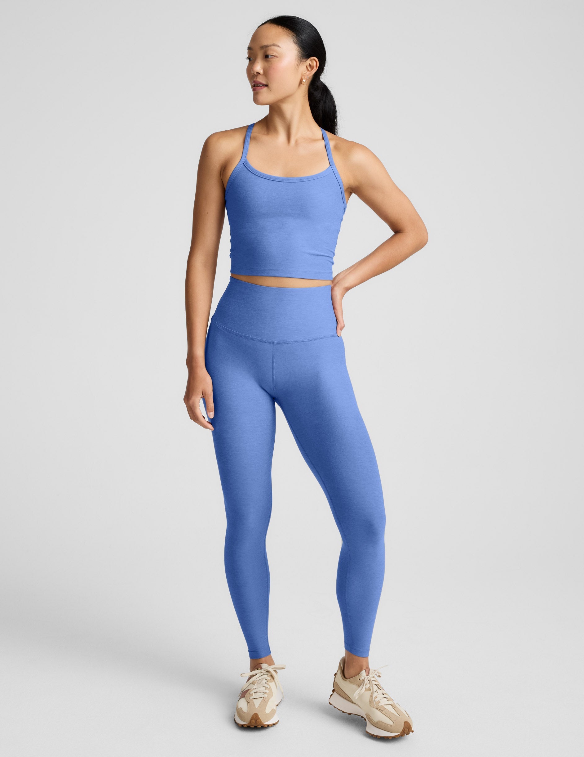 Spacedye? Slim Racerback Cropped Tank