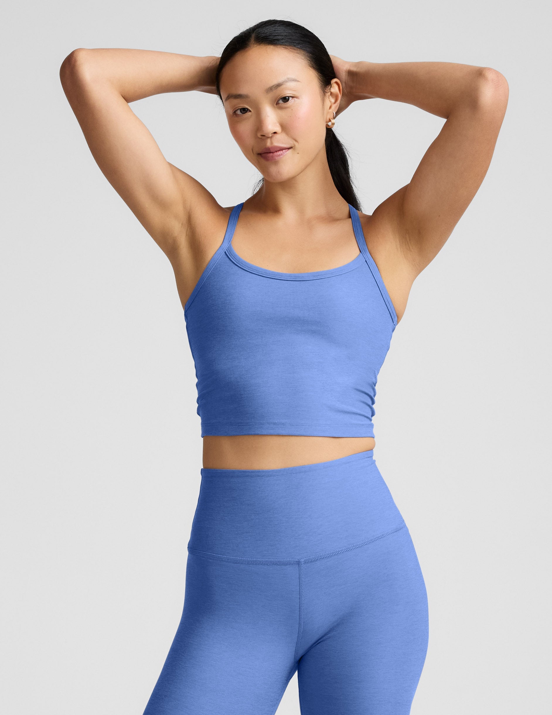 Spacedye? Slim Racerback Cropped Tank