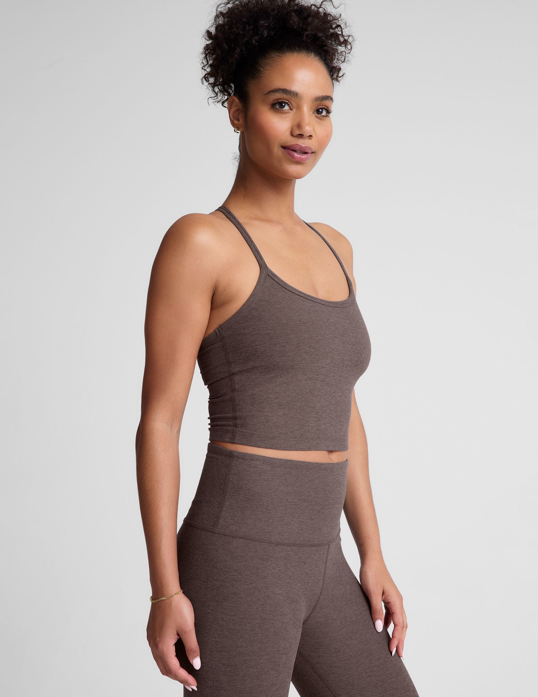 Spacedye? Slim Racerback Cropped Tank